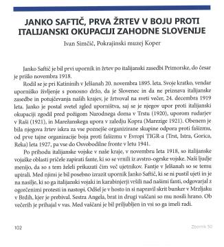 Vojno zgodovinski zbornik št. 50, 102